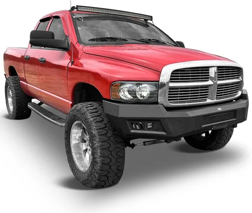Vista 9 de u-Box Ram 2500 3500 parachoques delantero + parachoques trasero con soporte de montaje de placa de licencia y luces LED compatibles con Dodge Ram