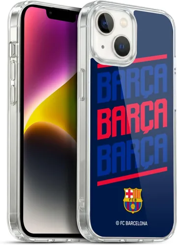 Vista 107 de Head Case Designs Funda de gel suave con licencia oficial del FC Barcelona Barca Crest Graphics [protección de grado militar] compatible con Apple