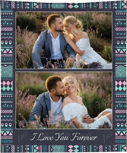 Vista 28 de Manta personalizada con foto, manta personalizada con imagen para regalos de pareja, mantas de franela personalizadas para adultos, niños