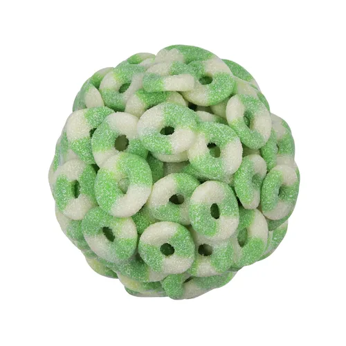 Vista 24 de Smarty Stop Mini anillos de gomita agria Candy GummiRoos (1 libra (paquete de 1), surtido)