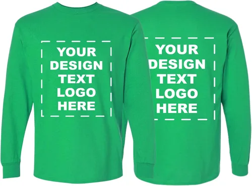 Vista 13 de Camiseta personalizada de manga larga para hombres y mujeres, añade tu propio diseño, logotipo, texto, foto, camiseta de manga larga personalizada