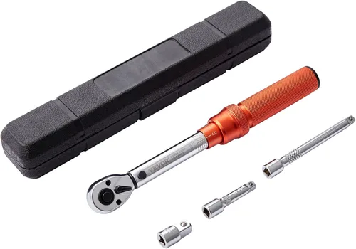 Vista 14 de VEVOR Llave dinamométrica ajustable de 1/2 pulgada de transmisión, 20-160 pies-libra/27.1-216.8 Nm, extremo abierto de 38 mm, llave dinamométrica