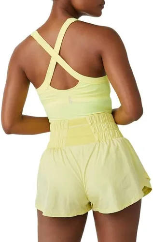 Vista 2 de Women 2 Pieces Tennis Dress Sleeveless Workout Mini Dress with Built in Bra and Shorts Cut Out Athletic Outfits