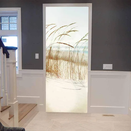 Vista 86 de Calcomanías 3D para puerta, murales para despegar y pegar, papel tapiz de caballo, calcomanías autoadhesivas extraíbles de PVC, impermeable, póster