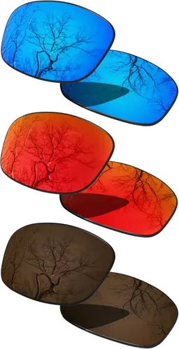 Vista 7 de Set of 3 Replacement Lenses for Oakley Fives Squared OO9238 Pack