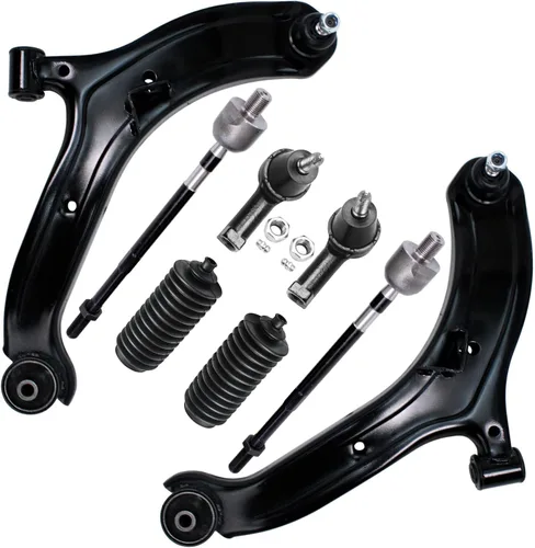 Vista 202 de Detroit Axle - Kit de brazos de control de extremo de 8 piezas para Toyota 2001-2003 Highlander 2002-2003 Camry Lexus ES300, 2 conjuntos de brazos
