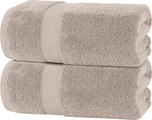 Vista 17 de Toallas de mano blancas clásicas para baño [paquete de 12] Toallas de mano de algodón a granel para gimnasio, cocina y spa, 16x27 pulgadas, toallas