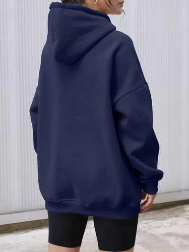 Vista 14 de AUTOMET Sudaderas con capucha de gran tamaño para mujer, sudaderas de forro polar con capucha 2024, ropa de otoño, trajes de moda, suéter de invierno