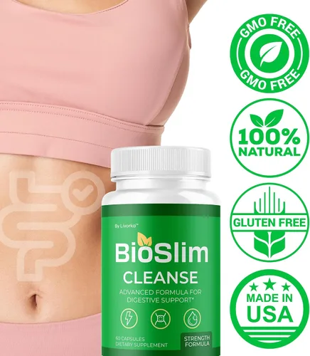 Vista 5 de BioSlim Cleanse Cápsulas (2 unidades) – Suplemento oficial de pastillas para pérdida de limpieza Bio Slim, fórmula avanzada de alta resistencia