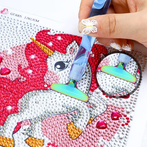 Vista 7 de Fuutreo 23 bolígrafos de arte de diamante, herramientas de pintura, accesorios de pintura de diamante 5D, 4 bolígrafos de arte, kits de puntas