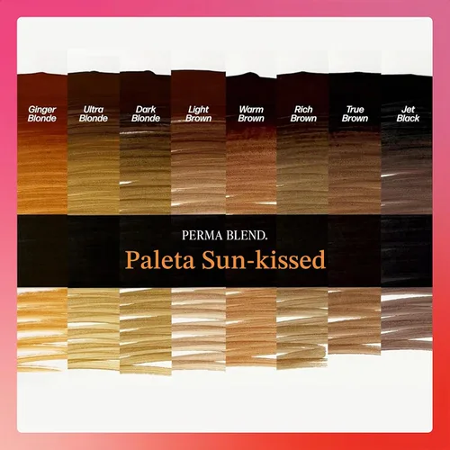 Vista 6 de Perma Blend Pigmento de tinta de tatuaje de cejas rubio jengibre, suministros profesionales de microblading para cejas, botella de 1/2 oz