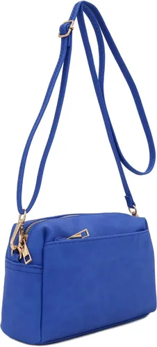 Vista 83 de FashionPuzzle Triple Zip Small Crossbody Bag