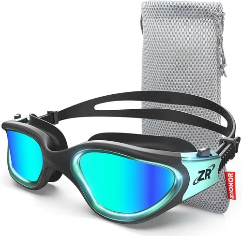 Vista 12 de ZIONOR G1 MAX - Gafas de natación polarizadas antivaho para hombres y mujeres A (polarizado + humo brillante)
