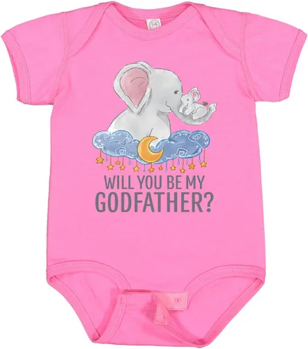 Vista 6 de inktastic Body de bebé Will You Be My Godfather