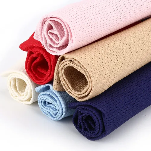 Vista 5 de Aida Cloth - Tela multicolor para punto de cruz, 14 unidades, 12 x 18 pulgadas (6 colores)