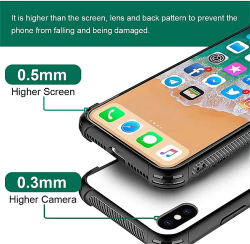 Vista 118 de Compatible con funda para iPhone 6 Plus/6s Plus,Bite Your Teeth Diseño de patrón asombroso, funda trasera dura de PC anti-arañazos y a prueba