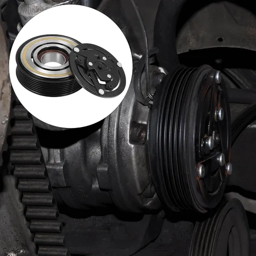 Vista 3 de X AUTOHAUX 1 juego de compresor de CA Kit de embrague de bobina de polea de reparación automática Compresores Asamblea para Honda Civic 4CYL 2.0L