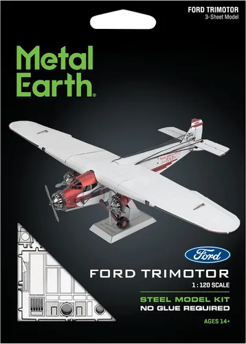 Vista 6 de Metal Earth Ford Trimotor 3D Kit de modelado de metal Fascinaciones