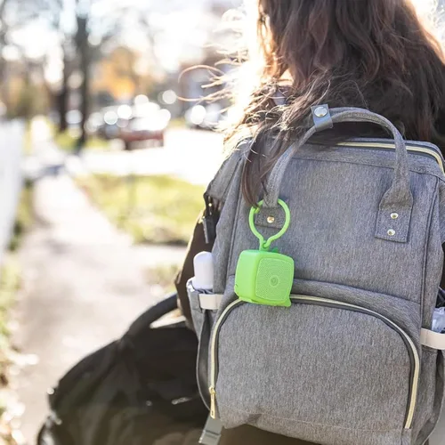Vista 8 de Yogasleep - Chupete de bolsillo para bebé, máquina de ruido blanco, 6 sonidos relajantes y temporizador para un mejor sueño, incluye ruido marrón