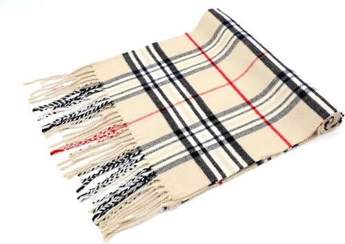Vista 136 de Bufanda de invierno Achillea suave y cálida, de tartán, a cuadros, de cachemira, unisex