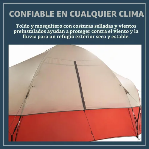 Vista 4 de Wenzel Modified Dome Camping Tent for Car Camping, Traveling, Festivals, and More
