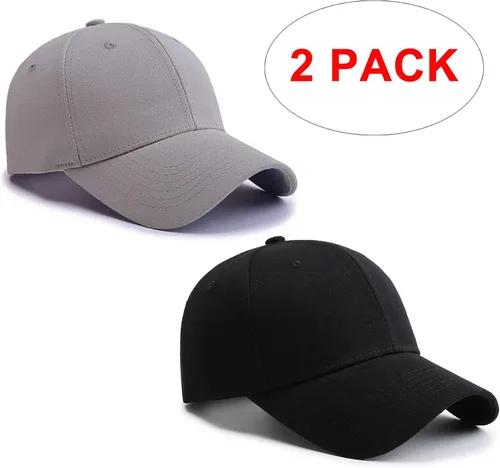 Vista 2 de PFFY Paquete de 2 gorras de béisbol para papá de golf para hombres y mujeres