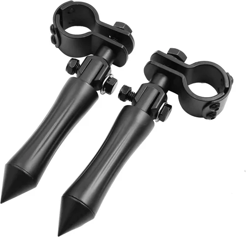 Vista 7 de F FIERCE CYCLE 1 par de aleación de aluminio de 0.394 in de la motocicleta Rearsets trasero conjunto reposapiés Peg Bike Bicicleta Ciclismo Negro
