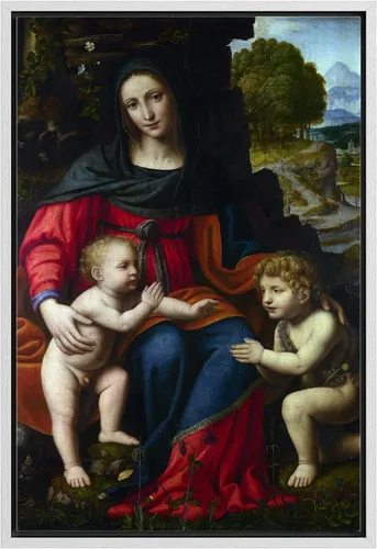 Vista 93 de wall26 Lienzo impreso para pared, diseño de Salomé y San Juan Bautista, por Solario, Historia del Renacimiento, ilustraciones de bellas artes, arte