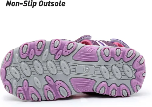 Vista 5 de Ahannie Sandalias deportivas para niños y niñas, sandalias de playa con punta cerrada, zapatos de verano para niños pequeños