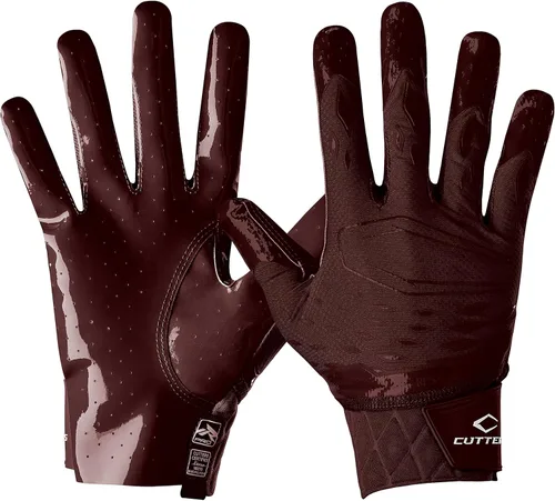 Vista 22 de Cutters Rev Pro - Guantes de fútbol para hombre, con agarre ultra adhesivo, para adultos, 1 par