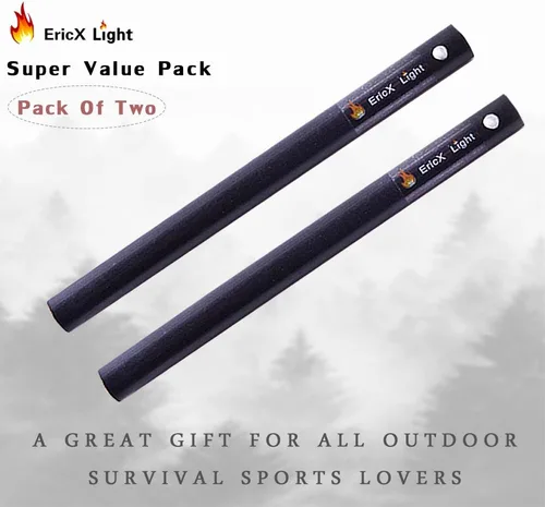 Vista 11 de EricX Light 2 PCS Ferrocerium Rod Flint Fire Starter,DIY Your Own Survival Kit