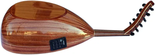 Vista 2 de Etapa de Oud Eléctrica Profesional Turca HSO-302E Instrumento Musical de Cuerda Oud Ud Aoud