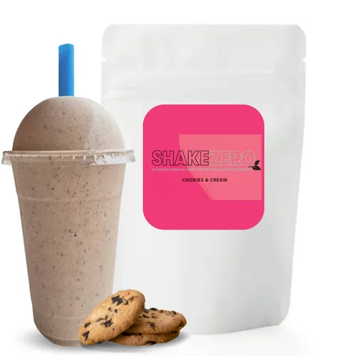 Vista 8 de Shakezero Chocolate (bolsas de 3-4 onzas) ~ Mezcla de batido de reemplazo de comidas en polvo de proteína a base de plantas