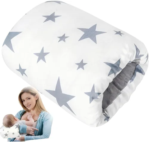 Vista 17 de Almohada de brazo de lactancia para lactancia materna y alimentación con Corrugación negra