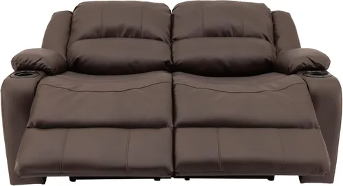 Vista 6 de RecPro Charles - Sofá reclinable doble de pared de 58 pulgadas, para autocaravana, con tela mejorada (color castaño)
