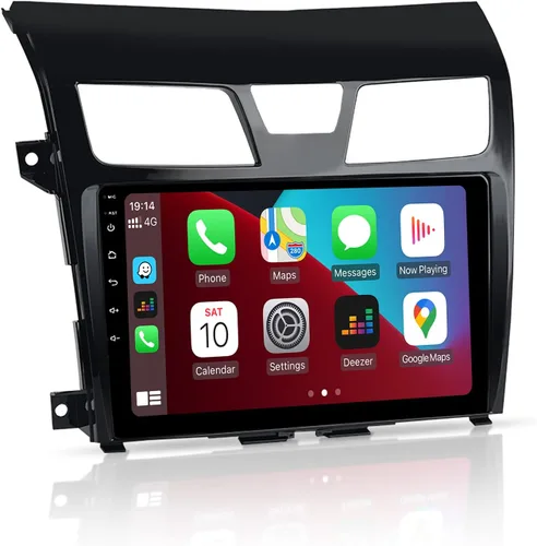 Vista 9 de 9 pulgadas Apple Car Play Radio XC003 Arnés para Nissan Altima 2008-2012, Android 13 6G 128G pantalla táctil estéreo de coche con Android