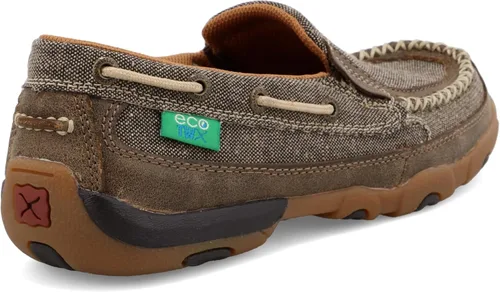 Vista 3 de TWISTED X Mujer Slip-On conducción mocasines, color BomberTawny (wdms008)