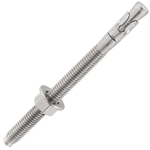 Vista 14 de Wensilon 5 piezas sujetadores estándar de 1/2x2-3/4 pulgadas, anclajes de cuña de acero inoxidable 304 para servicio pesado para cemento y hormigón