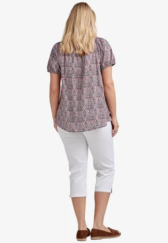 Vista 3 de Ellos Capris ajustados elásticos de talla grande para mujer