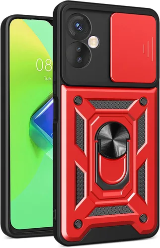 Vista 25 de Compatible con Tecno Camon 18P Bracket Shell, Slide Camera Lens Cover Case Azul