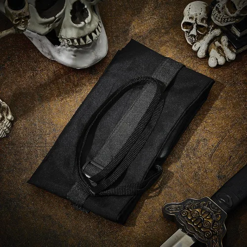 Vista 7 de Patelai Bolsa de espada de 2 piezas, funda de espada, bolsa de Katana negra, bolsa de transporte de espada, soporte de espada ninja con correa