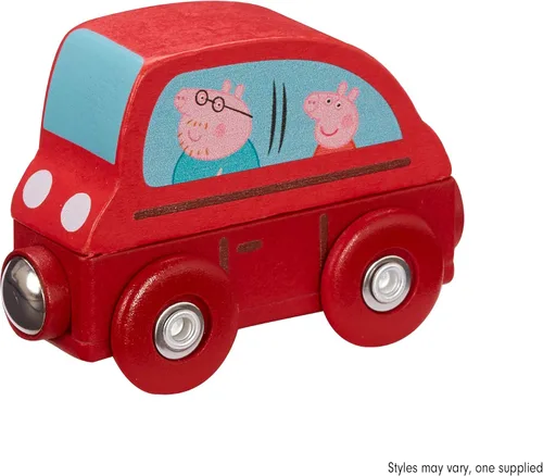 Vista 5 de Peppa Pig 07215 Mini Vehículos de Madera Los Estilos Pueden Variar