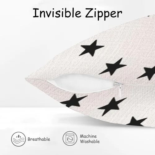 Vista 3 de Fundas de almohada de lino del 4 de julio de 1776, funda de almohada de lino para el Día de la Independencia, decoración de funda de almohada