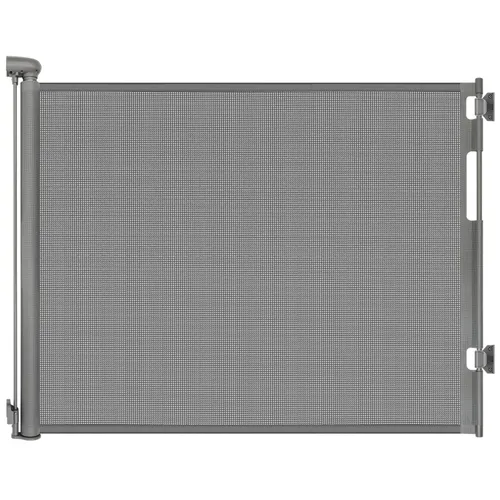 Vista 8 de Puertas retráctiles para bebés para puertas, puerta de malla para perros para escaleras, puerta para mascotas interior, se extiende a 55" de ancho