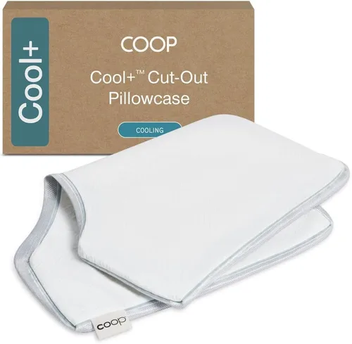 Vista 11 de Coop Cool+ Funda de almohada, tamaño Queen, funda de almohada refrescante para almohadas de espuma viscoelástica, ultra suave, resistente a