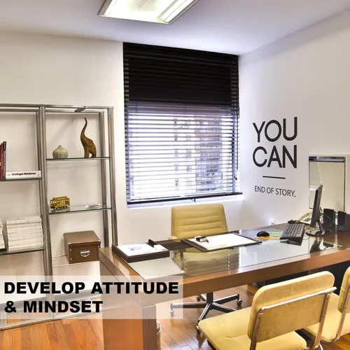 Vista 2 de You Can End of Story - Calcomanía motivacional de pared para gimnasio, yoga, ejercicio, fitness, entrenamiento, arte inspirador para pared, aula