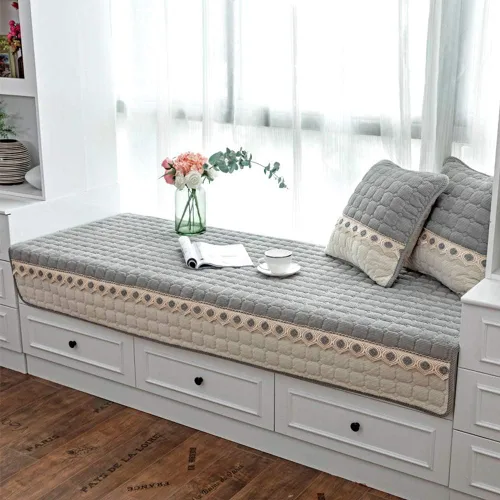 Vista 7 de JeogYong Cojín de asiento de ventana estilo bahía para interior, cojines de asiento de ventana de campo para interiores, para dormitorio