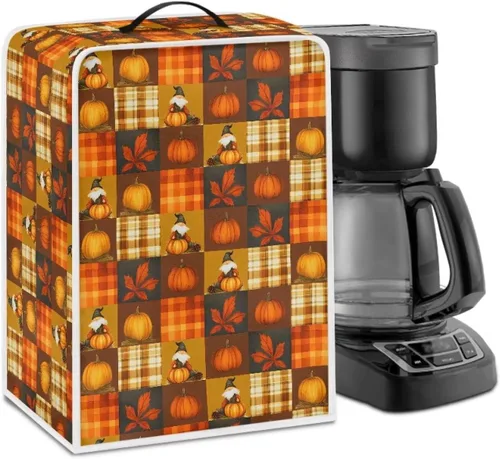 Vista 41 de Cubiertas para máquina de café con mango superior, resistentes a las manchas, para mezclador, compatible con la mayoría de cafeteras