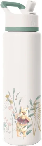 Vista 23 de Simple Modern Summit - Botella de agua con tapa con pajilla, vaso aislado de acero inoxidable a prueba de fugas de Disney de 30 onzas, regalos