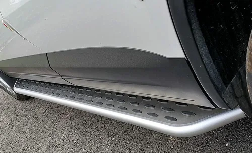 Vista 5 de FANTE 2 estribos laterales Nerf Bars protectores de aluminio para Mercedez Benz GLB 2020-2022